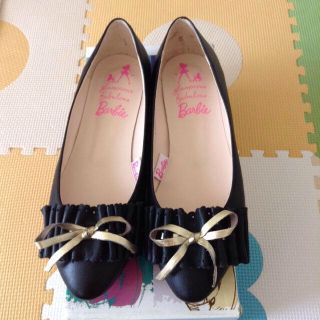barbie ウエディングシューズ ローヒール パンプス 24.5cm〜25cm