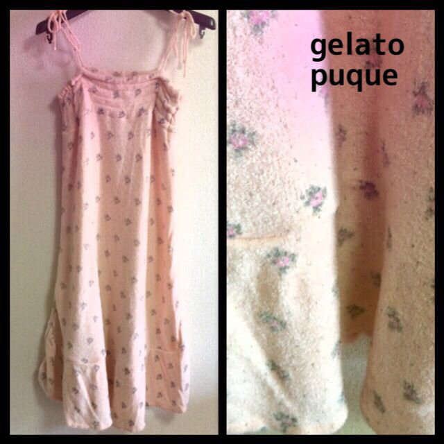 gelato pique(ジェラートピケ)のジェラートピケ★モコ ワンピース レディースのルームウェア/パジャマ(ルームウェア)の商品写真