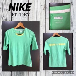 ナイキ(NIKE)のNIKE 五分袖 FITDRY Aライン 2008年春モデル 新品未使用タグ無し(カットソー(長袖/七分))