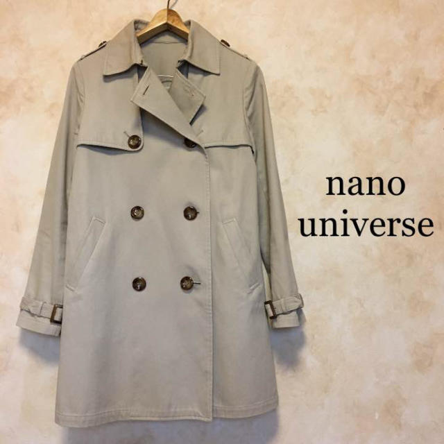 nano・universe(ナノユニバース)の美品 ナノユニバース トレンチコート レディースのジャケット/アウター(トレンチコート)の商品写真