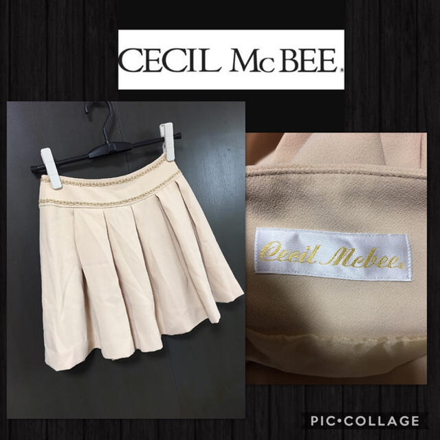 CECIL McBEE(セシルマクビー)のセシルマクビー フレアスカート ギャザー 販売価格¥6930 新品未使用タグ付き レディースのスカート(ミニスカート)の商品写真