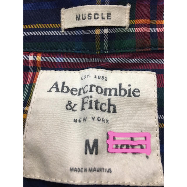 Abercrombie&Fitch(アバクロンビーアンドフィッチ)の☆アバクロ☆メンズシャツ M サイズ 美品 ロンドンにて購入訳あり メンズのトップス(シャツ)の商品写真