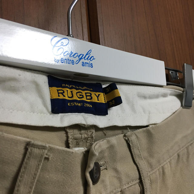 POLO RALPH LAUREN(ポロラルフローレン)のラルフローレン  ラグビー スカル チノパン ベージュ 31/32 rugby メンズのパンツ(チノパン)の商品写真