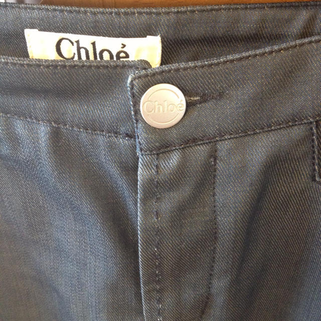 Chloe(クロエ)のクロエ＊デニムスカート レディースのスカート(ひざ丈スカート)の商品写真