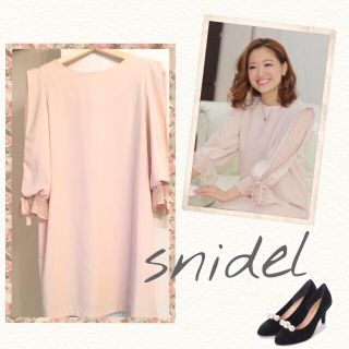 スナイデル(SNIDEL)の即完売♡正規品♡レディライクワンピ (ミニワンピース)