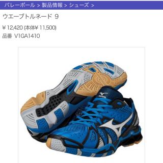 ミズノ(MIZUNO)のMIZUNO ウェーブトルネード9 新品!!(バレーボール)