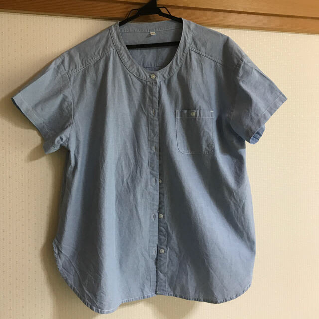 MUJI (無印良品)(ムジルシリョウヒン)の授乳服 半袖シャツ キッズ/ベビー/マタニティのマタニティ(マタニティトップス)の商品写真