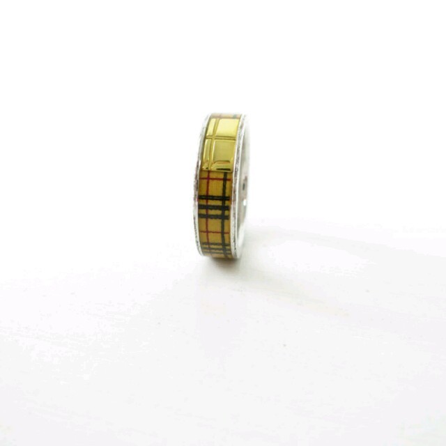 BURBERRY(バーバリー)のバーバリー BURBERRY 指輪 リング チェック柄 シルバー レディースのアクセサリー(リング(指輪))の商品写真