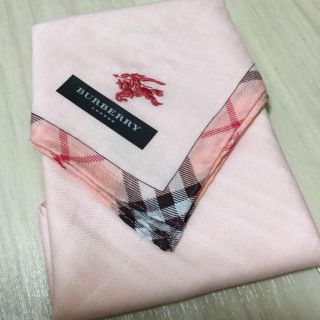 バーバリー(BURBERRY)の新品★シール付 バーバリー 刺繍 ハンカチ (ハンカチ)