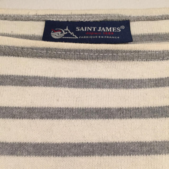 SAINT JAMES(セントジェームス)のセントジェームス🇫🇷ボーダーバスクシャツXXS レディースのトップス(カットソー(長袖/七分))の商品写真