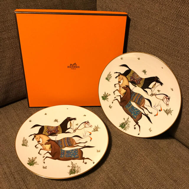 Hermes(エルメス)のHERMES エルメス 馬 お皿 シュヴァルドリアン インテリア/住まい/日用品のキッチン/食器(食器)の商品写真