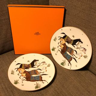 エルメス(Hermes)のHERMES エルメス 馬 お皿 シュヴァルドリアン(食器)