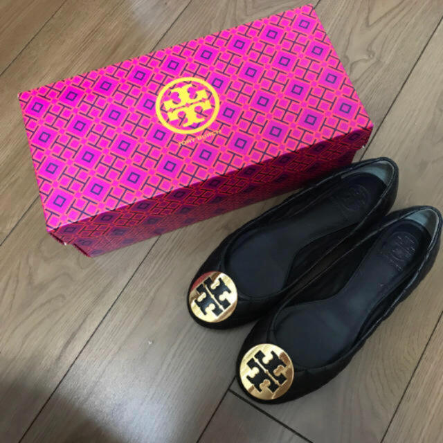 トリーバーチ TORY BURCH  パンプス 正規品 フラットシューズ23.5