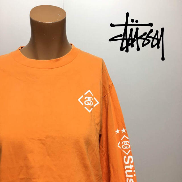 STUSSY(ステューシー)の【⬇︎値下げ中¥12000】90's stussy OLD ヴィンテージ メンズのトップス(Tシャツ/カットソー(七分/長袖))の商品写真