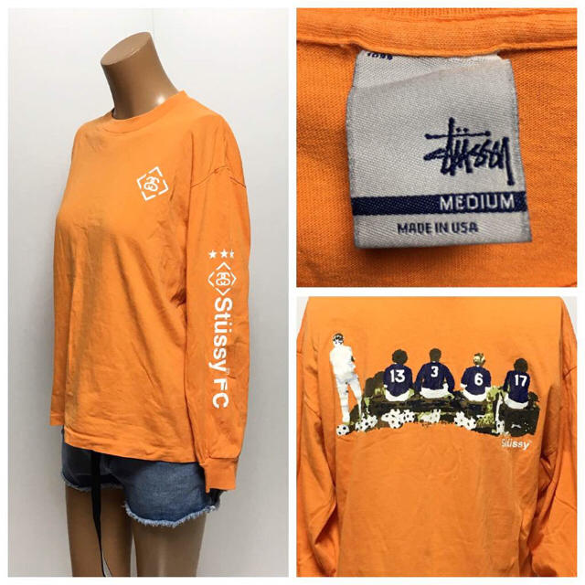 STUSSY(ステューシー)の【⬇︎値下げ中¥12000】90's stussy OLD ヴィンテージ メンズのトップス(Tシャツ/カットソー(七分/長袖))の商品写真