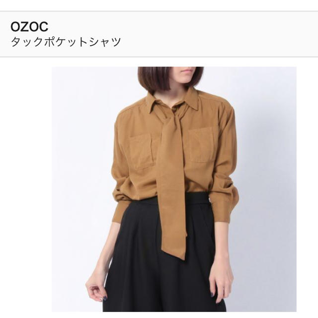 OZOC(オゾック)のOZOC タックポケットシャツ  レディースのトップス(シャツ/ブラウス(長袖/七分))の商品写真