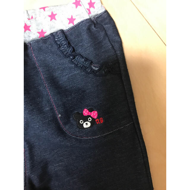 DOUBLE.B(ダブルビー)のririri様専用♪  新品♡DOUBLE.Bミキハウス パンツ2点 キッズ/ベビー/マタニティのキッズ服女の子用(90cm~)(パンツ/スパッツ)の商品写真