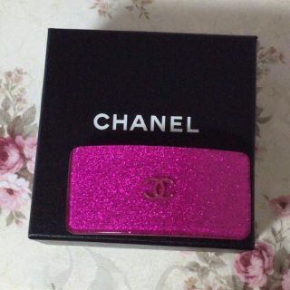 シャネル(CHANEL)の★早い者勝ち★ 本物 箱付き・シャネルバレッタ・ピンクラメバレッタ 髪留め(バレッタ/ヘアクリップ)