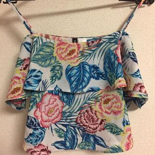 エイチアンドエム(H&M)の【H&M】花柄キャミ(キャミソール)