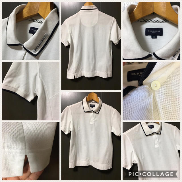 BURBERRY - BURBERRY GOLF 半袖ポロシャツ M 美品 三陽商会 正規 BURBERRY - BURBERRY GOLF 半袖ポロシャツ M 美品 三陽商会 正規