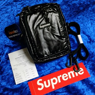 シュプリーム(Supreme)のSupreme  Shoulder Bag Black 17aw  week1(ショルダーバッグ)