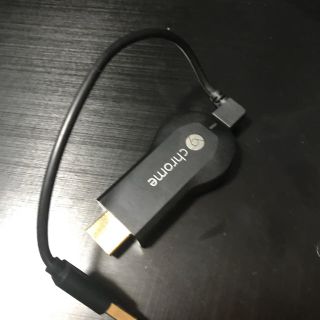 クローム(CHROME)の中古 初代Chromecast 延長HDMIケーブル付き(PC周辺機器)