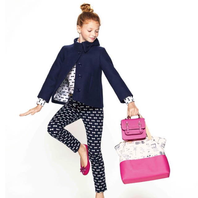 kate spade × gapkids ケイトスペード リボンショートコート 3