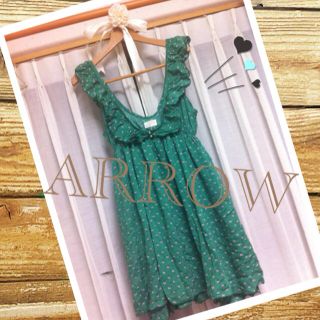 アロー(ARROW)の新品！ARROW＊小花柄ＯＰ(ミニワンピース)