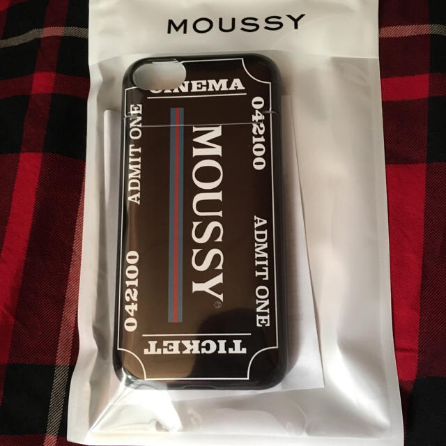 moussy(マウジー)の未開封！iPhoneケース スマホ/家電/カメラのスマホアクセサリー(iPhoneケース)の商品写真