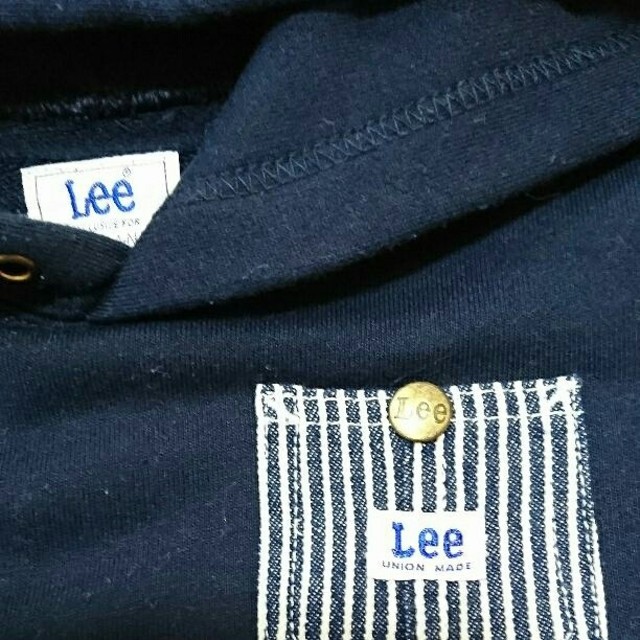 Lee(リー)の【なーな様専用】Lee トレーナーワンピース size100 キッズ/ベビー/マタニティのキッズ服女の子用(90cm~)(ワンピース)の商品写真