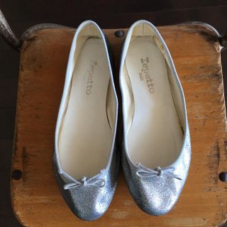 レペット(repetto)のレペットrepetto シルバー サイズ36(バレエシューズ)