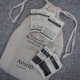 イソップ(Aesop)のAesop サンプル5点 ショッパー巾着 付き(サンプル/トライアルキット)