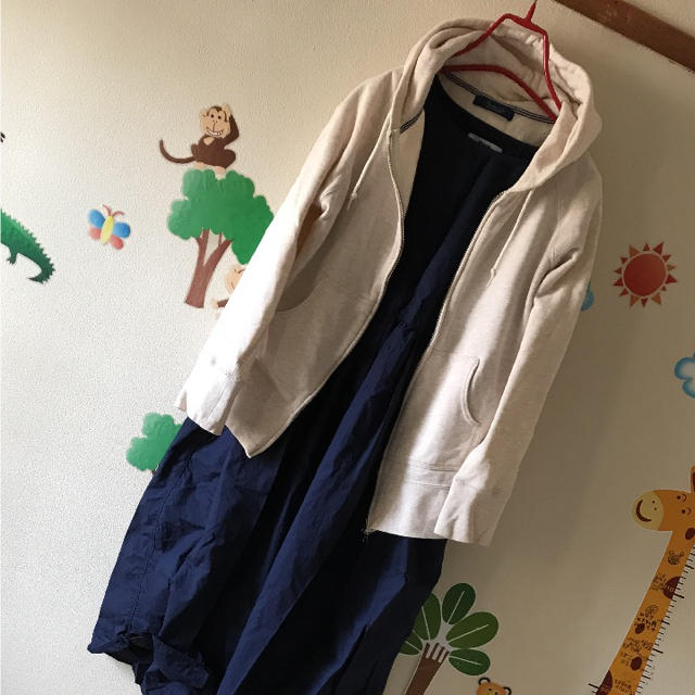 THE SMOCK SHOP(スモックショップ)の美品 smock shopワンピース ネイビー レディースのワンピース(ひざ丈ワンピース)の商品写真