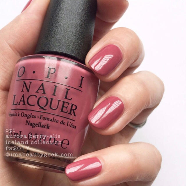 OPI(オーピーアイ)の♡翌日発送♡新品未使用♡OPI NL I64♡オーロラベリーアイス コスメ/美容のネイル(マニキュア)の商品写真