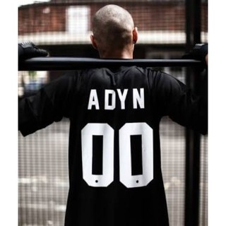 オフホワイト(OFF-WHITE)の新品 ADYN  ブラック Tシャツ オーバーサイズ ビッグシルエット(Tシャツ/カットソー(半袖/袖なし))