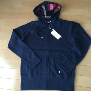 バーバリーブルーレーベル(BURBERRY BLUE LABEL)の今期ブルーレーベルクレストブリッジパーカー38(パーカー)