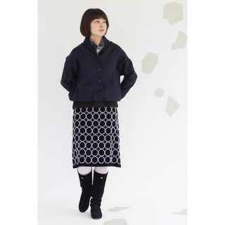 ミナペルホネン(mina perhonen)のまる様　専用　mina perhonen タンバリン　スカート　美品(ひざ丈スカート)