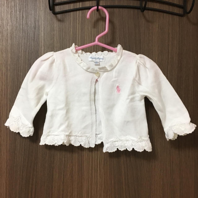 Ralph Lauren(ラルフローレン)のラルフローレン 長袖カーディガン キッズ/ベビー/マタニティのベビー服(~85cm)(カーディガン/ボレロ)の商品写真