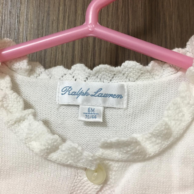 Ralph Lauren(ラルフローレン)のラルフローレン 長袖カーディガン キッズ/ベビー/マタニティのベビー服(~85cm)(カーディガン/ボレロ)の商品写真