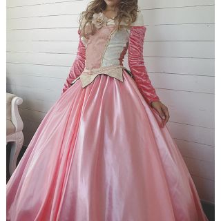 ディズニーハロウィン 仮装 オーロラ姫 眠れる森の美女 ドレスの