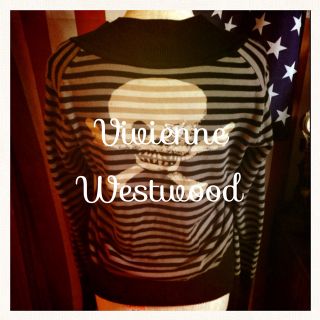 ヴィヴィアンウエストウッド(Vivienne Westwood)のスカルとオーブ★カーディガン *used(カーディガン)