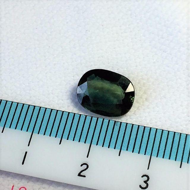 gs82 天然 グリーン サファイア 2.45 ct