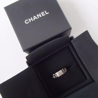 シャネル(CHANEL)のCHANEL シャネル ビッグ チェーン プレート ココマーク リング　12号(リング(指輪))