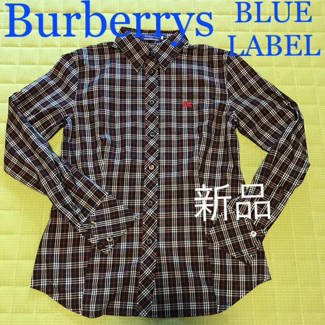 BURBERRY BLUE LABEL(バーバリーブルーレーベル)の【新品】バーバリー ブルーレーベル チェック シャツ レディースのトップス(シャツ/ブラウス(長袖/七分))の商品写真