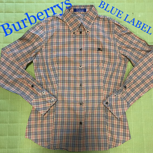 BURBERRY BLUE LABEL(バーバリーブルーレーベル)のバーバリー ブルーレーベル チェック  長袖 シャツ レディースのトップス(シャツ/ブラウス(長袖/七分))の商品写真