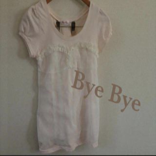 バイバイ(ByeBye)のドットチュールトップス(Tシャツ(半袖/袖なし))