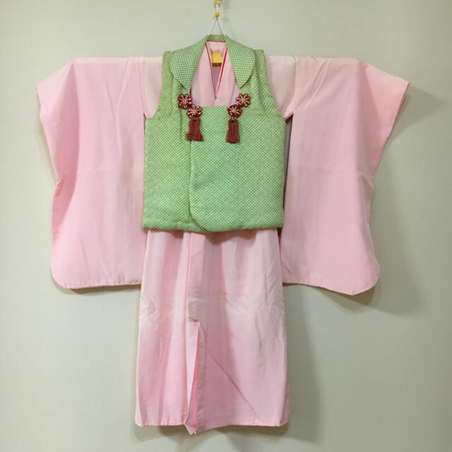 七五三 三歳 被布 キッズ/ベビー/マタニティのキッズ服女の子用(90cm~)(和服/着物)の商品写真