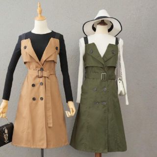 ザラ(ZARA)の新作♡トレンチ風ワンピース♡(ひざ丈ワンピース)