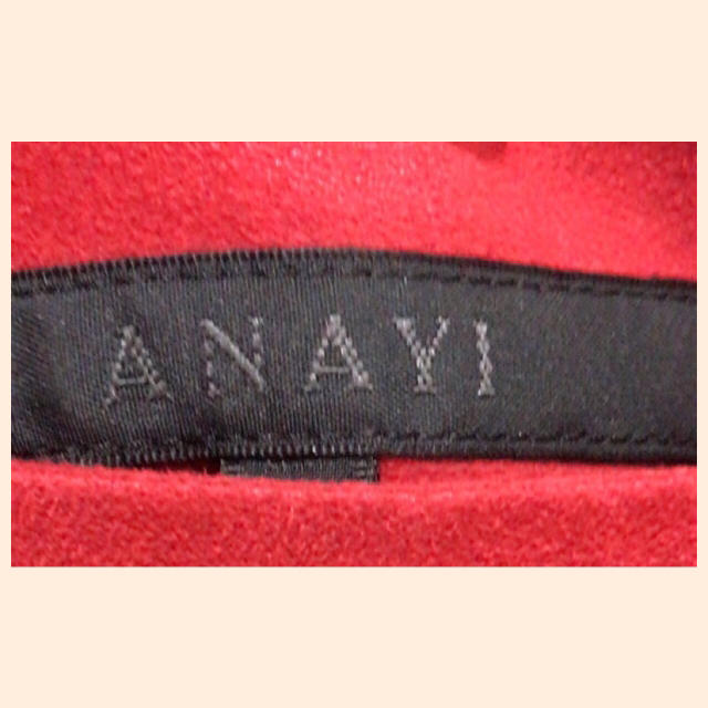 ANAYI(アナイ)の【ANAYI】秋冬レッド♡タイトスカート 美品 レディースのスカート(ひざ丈スカート)の商品写真