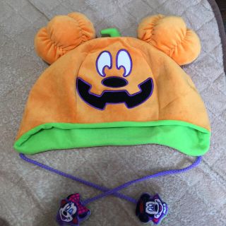 ディズニー(Disney)の【美品】Disneyハロウィン帽子♡(ニット帽/ビーニー)